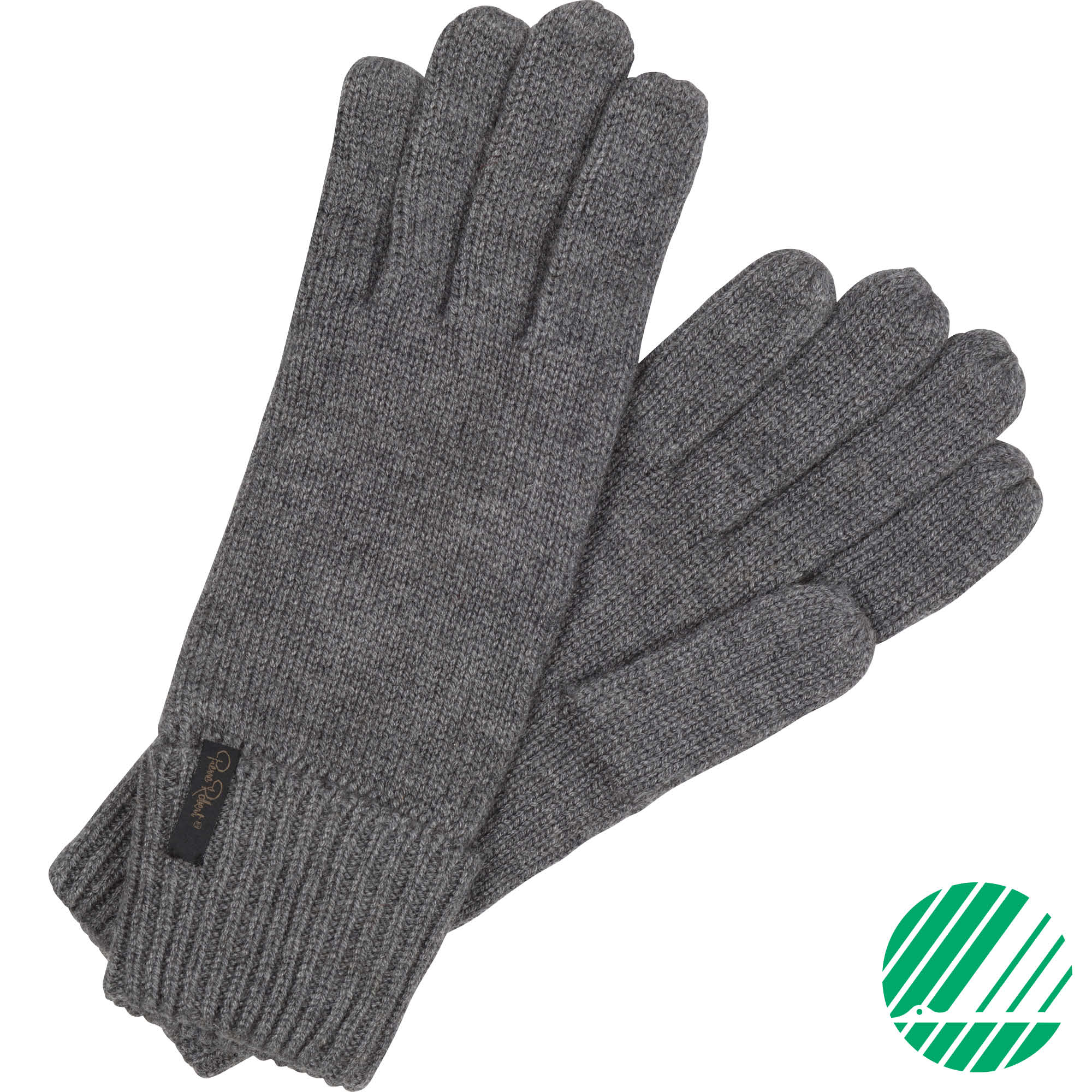 Wool Gloves JS, Grey Melange, hi-res